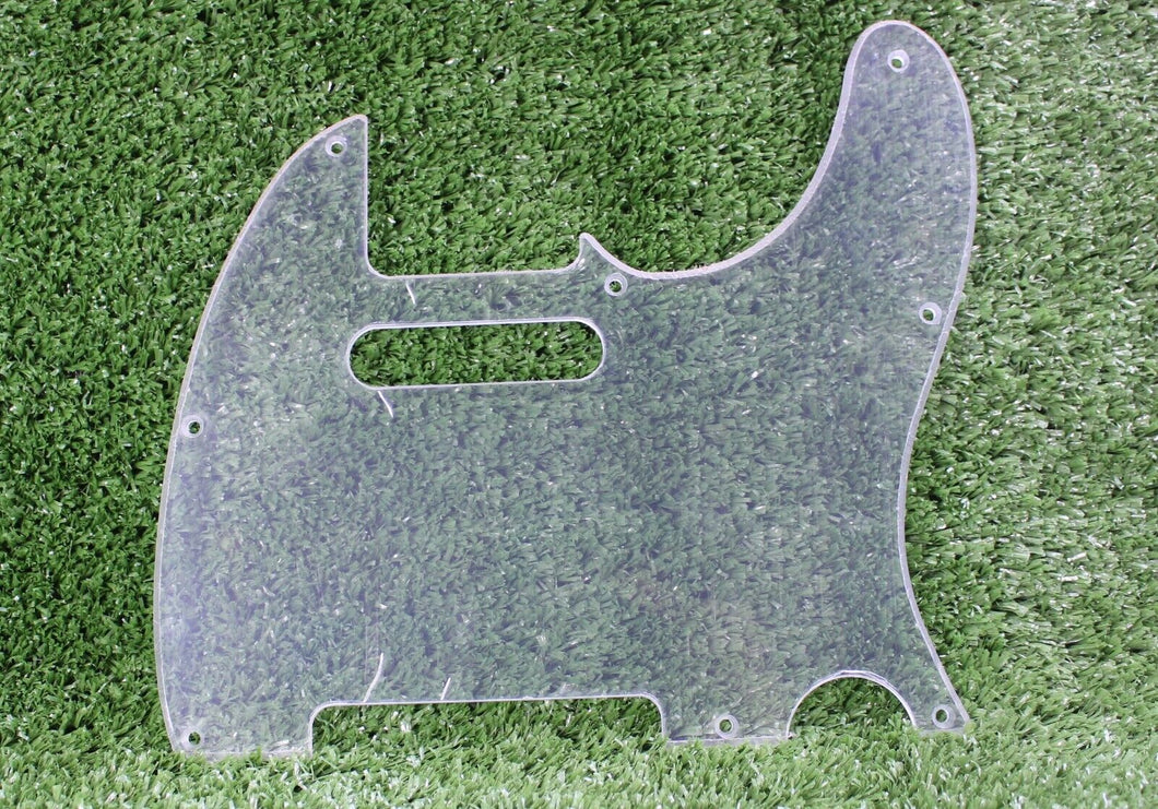 Telecaster Pickguard For USA Fender Tele - Transparent clear Acrylic