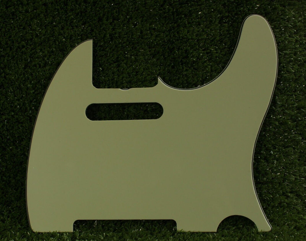 Telecaster Pickguard Wide Bevel For USA Fender Tele - Mint Green No Screw Holes