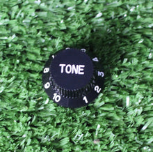 Load image into Gallery viewer, 50 pieces Strat Metric Tone Knobs Black Made in Korea
