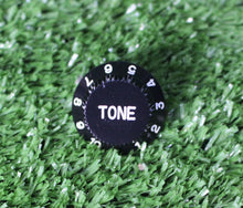 Load image into Gallery viewer, 50 pieces Strat Metric Tone Knobs Black Made in Korea
