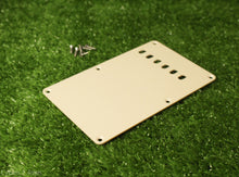 Load image into Gallery viewer, Vintage Style Tremolo Cover Back Plate For Fender Strat - Cream 1 Ply 1.4mm
