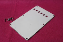 Load image into Gallery viewer, Montreux Guitars Tremolo Cover Back Plate for Fender Strat Parchment 3 Ply
