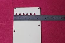 Load image into Gallery viewer, Montreux Guitars Tremolo Cover Back Plate for Fender Strat Parchment 3 Ply
