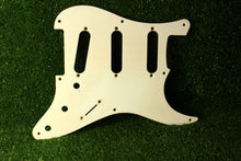 Load image into Gallery viewer, Aged Montreux 54-58  Pickguard For Fender Strat 8 Holes 1 Ply -  White AG07 2mm
