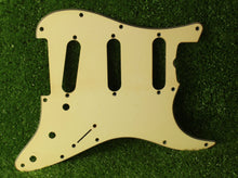 Load image into Gallery viewer, Aged 64 65 66 67 Pickguard For USA Strat  Vintage Cream 3 Ply  AGP10
