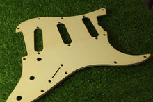 Load image into Gallery viewer, Aged 64 65 66 67 Pickguard For USA Strat  Vintage Cream 3 Ply  AGP10
