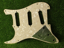 Load image into Gallery viewer, Aged 68 69 Pickguard For USA Strat Cream with Pearloid Back AGP14
