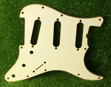 Load image into Gallery viewer, Aged 68 69 Pickguard Pearloid Back For Strat AGP19 - Aged White
