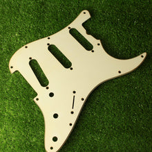 Load image into Gallery viewer, Aged 68 69 Pickguard Pearloid Back For Strat AGP19 - Aged White
