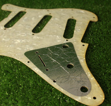 Load image into Gallery viewer, Aged 68 69 Pickguard Pearloid Back For Strat AGP19 - Aged White
