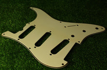 Load image into Gallery viewer, Aged 57 59 Pickguard For Fender Strat Wide Bevel 8 Holes Parchment White - AGP30
