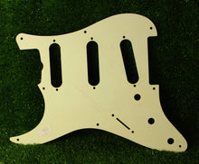 Load image into Gallery viewer, Aged 57 59 Pickguard For Fender Strat Wide Bevel 8 Holes Parchment White - AGP26
