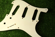 Load image into Gallery viewer, Aged Montreux 54-58  Pickguard For Fender Strat 8 Holes 1 Ply -  White AG03 2mm
