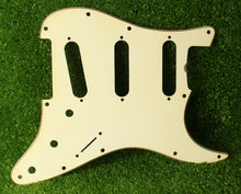 Load image into Gallery viewer, Aged 68 69 Voodoo Reverse Bridge Pickguard Pearloid Back For Hendrix Strat AGP17
