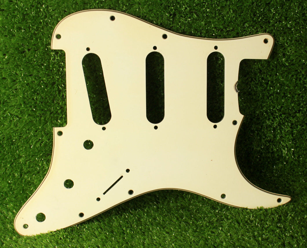 Aged 68 69 Voodoo Reverse Bridge Pickguard Pearloid Back For Hendrix Strat AGP17