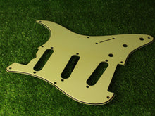 Load image into Gallery viewer, Aged 57 59 Pickguard For Fender Strat Wide Bevel 8 Holes Mint Green - AGP37
