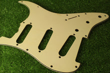 Load image into Gallery viewer, Aged 64 65 66 67 Pickguard For USA Strat Cream 3 Ply Thick Black Ply AGP13
