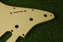 Load image into Gallery viewer, Aged 64 65 66 67 Pickguard For USA Strat Cream 3 Ply Thick Black Ply AGP13
