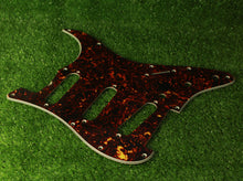 Load image into Gallery viewer, Aged 64 65 66 67 Pickguard For Strat Tortoise Shell Celluloid Top 4 Ply AGP59
