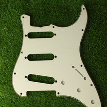 Load image into Gallery viewer, B Stock 64 65 66 67 Pickguard For Strat White 3 Ply
