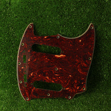 Load image into Gallery viewer, Aged 60s Style Mustang Pickguard Brown Tortoise Shell Celluloid Top AG087
