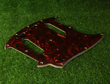 Load image into Gallery viewer, Aged 60s Style Mustang Pickguard Brown Tortoise Shell Celluloid Top AG087
