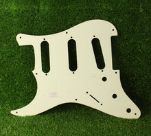 Load image into Gallery viewer, Aged 54-58  Pickguard For Fender Stratocaster 8 Holes 1 Ply -  White AG91
