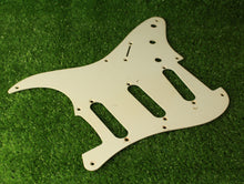 Load image into Gallery viewer, Aged 54-58  Pickguard For Fender Stratocaster 8 Holes 1 Ply -  White AG91
