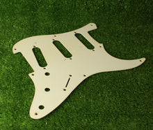 Load image into Gallery viewer, Aged 54-58  Pickguard For Fender Stratocaster 8 Holes 1 Ply -  White AG91
