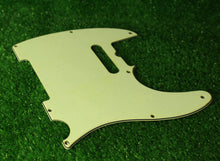 Load image into Gallery viewer, B stock Aged 3 Ply 8 Hole 62 Pickguard For Telecaster Mint Green -  AGP069
