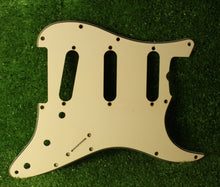 Load image into Gallery viewer, Aged 68 69 Pickguard Pearloid Back For Strat AGP108 - Vintage Cream
