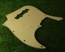 Load image into Gallery viewer, Aged Vintage Jazz Bass Pickguard For USA Fender -  Cream Wide Bevel 3 Ply AG107
