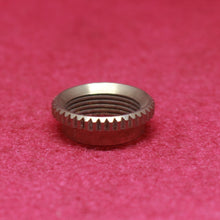 Load image into Gallery viewer, Aged Montreux Guitars Toggle Switch Ring Nut For Les Paul - Nickel SN134
