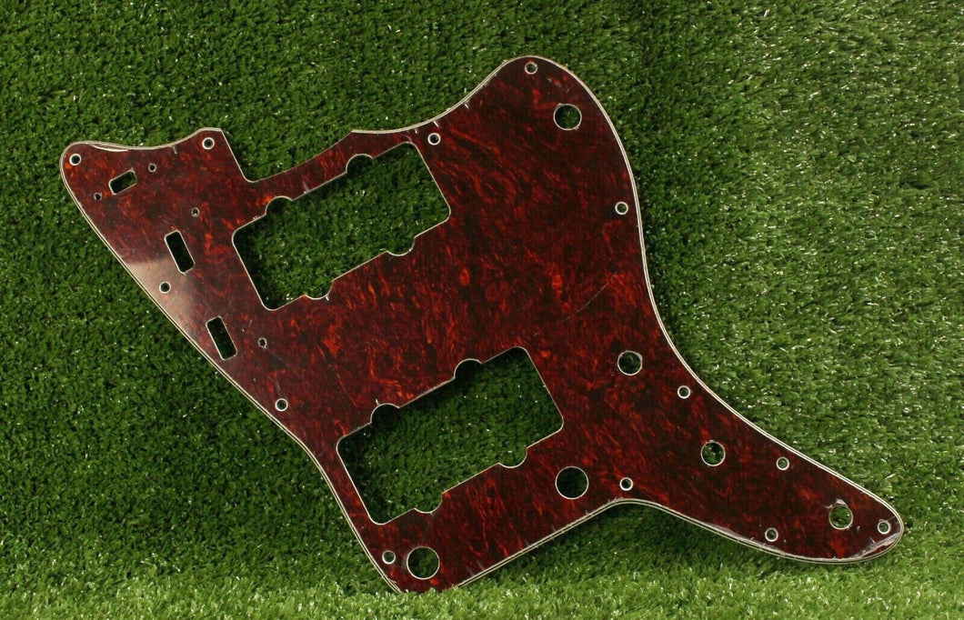 Jazzmaster Pickguard For USA Fender 4 Ply Red Tortoise Shell