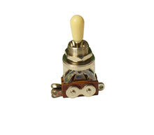 Load image into Gallery viewer, 3 Way Short Toggle Switch with Cream Tip For Les Paul Guitars
