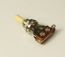 Load image into Gallery viewer, 3 Way Short Toggle Switch with Cream Tip For Les Paul Guitars
