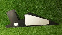 Load image into Gallery viewer, 58 Flying V Pickguard Replacement w/ Round Jack Plate - Black 3 Ply
