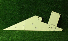 Load image into Gallery viewer, 58 Flying V Pickguard Replacement w/ Round Jack Plate - Cream 3 Ply
