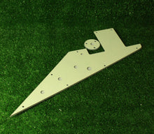 Load image into Gallery viewer, 58 Flying V Pickguard Replacement w/ Round Jack Plate - Cream 3 Ply
