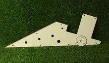 Load image into Gallery viewer, 58 Flying V Pickguard Replacement w/ Round Jack Plate - Parchment 3 Ply
