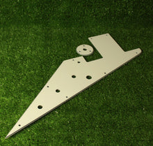 Load image into Gallery viewer, 58 Flying V Pickguard Replacement w/ Round Jack Plate - Parchment 3 Ply
