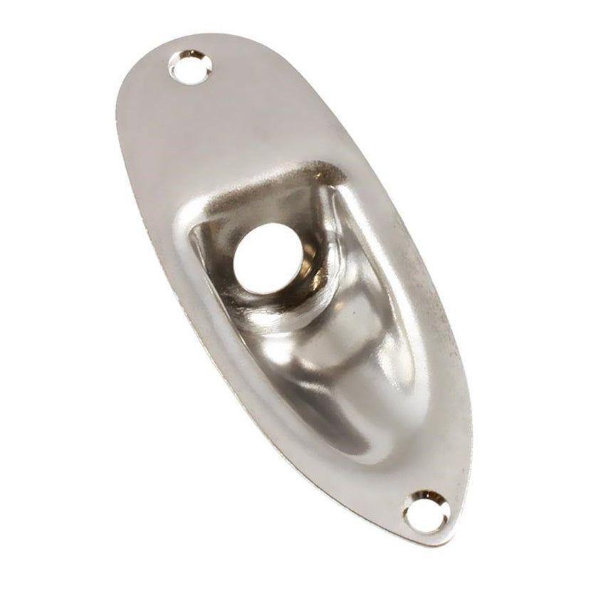 HW-104-NI - ALLPARTS Nickel Jack Plate For Stratocaster