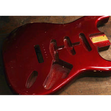 Load image into Gallery viewer, BDAG-009 - Aged Stratocaster Body 60s Style - Candy Apple Red
