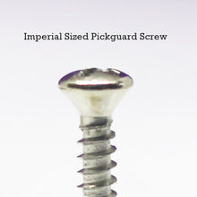 Load image into Gallery viewer, Imperial Sized Pickguard Screws For Fender® Pickguards - Nickel
