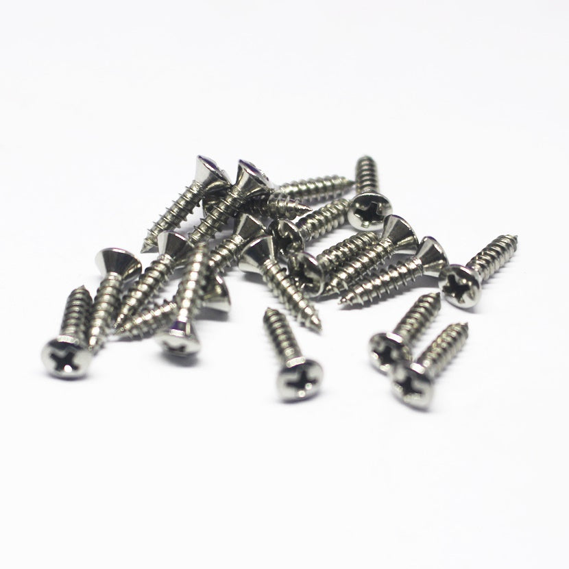 Imperial Sized Pickguard Screws For Fender® Pickguards - Stainless Steel