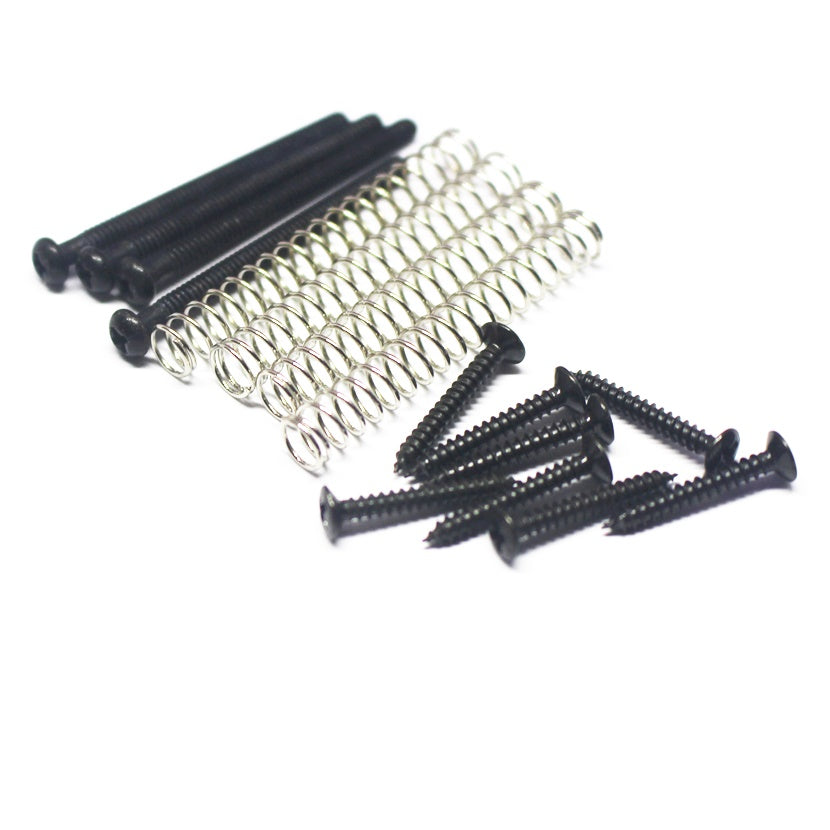 GS-070-BK - B Stock Metric Sized Humbucker Pickup, Mounting Ring Screws Set - Black