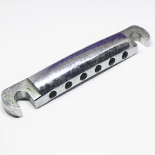 Load image into Gallery viewer, Vintage 1970s Gibson  Les Paul Tailpiece - Chrome Circa 1977
