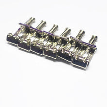 Load image into Gallery viewer, BP-045D-NI - Original Fender Stamped Saddles For Squier - Nickel
