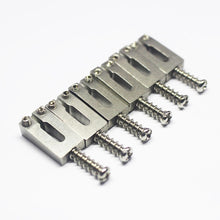 Load image into Gallery viewer, BP-047D-SS - Stainless Steel Saddles For Strat or Tele Bridges - 54mm
