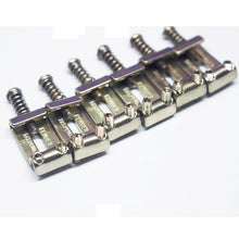 Load image into Gallery viewer, BP-036E-AGNP - Aged Pat Pend. Saddles For Stratocaster Bridges - Nickel
